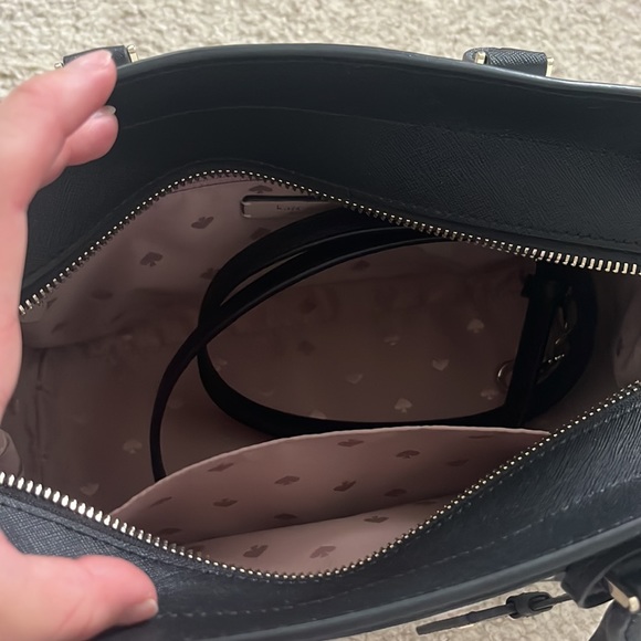 Kate spade black/white/tan fall bag - Picture 4 of 5